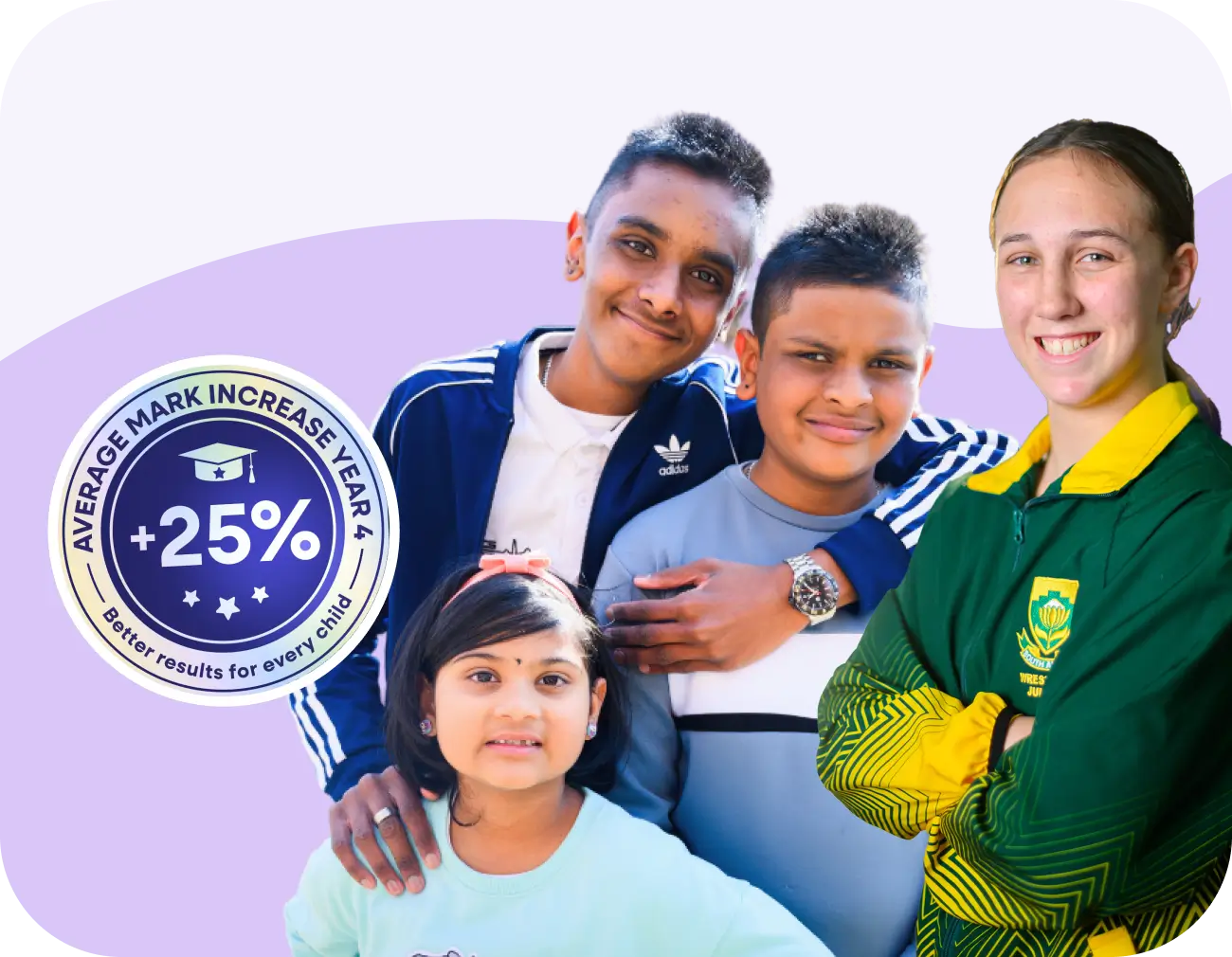 A group of Teneo school learners.